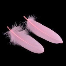 50pcs Goose Feathers 6-8 inch Craft Feather Plumes Pink