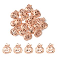 Halloween Pumpkin Jack-O'-Lantern Alloy Charms Pendants 10pcs