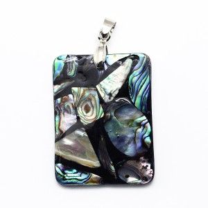 Abalone Shell Pendant Rectangle