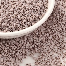 Glass Cylinder Seed Beads - 11/0 Matte Opaque Dusty Rose - 10g bag