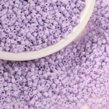 Glass Cylinder Seed Beads - 11/0 Matte Opaque Pink Plum - 10g bag