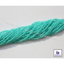 LUSTER COLOURLINED 10/0 - GREEN AQUA (Full Hank)