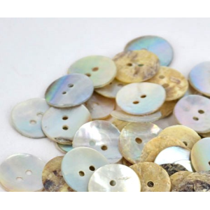 20pc 10mm Natural Mother of Pearl Round Shell Sewing Buttons