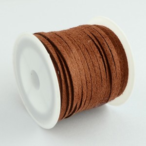 Faux Leather Suede Lace 5 Meter Spool 3mm x 1.5mm