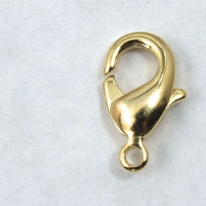 10pc Lobster Claw Clasps 10mm - Gold
