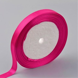 Fuchsia - 1 Roll Single Face Satin Ribbon 5/8"(16mm) wide, 25yards/roll