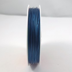 Beading Wire 30m Roll Dim 0.45mm - Blue 
