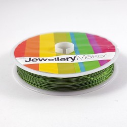 Beading Wire 30m Roll Dim 0.45mm - Green